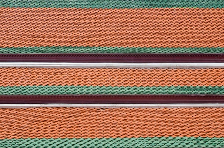 Wat Phra Kaew roof for background,Bangkok,Thailandの写真素材