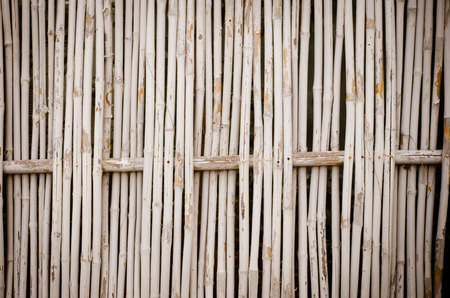 the old bamboo wall backgroundの写真素材