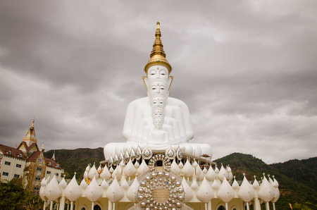 Big Buddha Wat Phra That Pha Kaew ,Phetchabun ,Thailandの写真素材