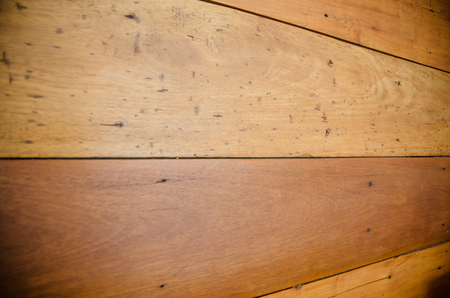 Wood Texture, Wooden Plank Grain Background, Striped Timber Desk Close Up, Old Table or Floor, Brown Boardsの写真素材
