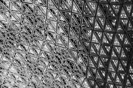 Structure aluminium facade detailing., Architectural design.の写真素材