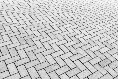 Concrete block paving for exterior walkway.の写真素材