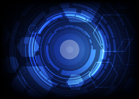 Abstract technology concept background., Hi-Tech background, Vector illustratorのイラスト素材