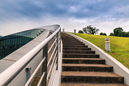 Architecture landscape and outdoor garden, Modern architecture.