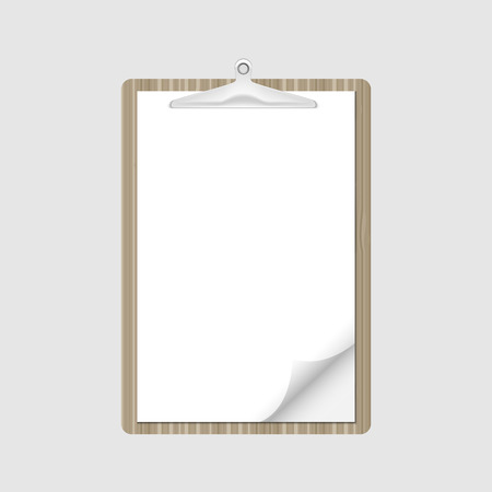 Realistic clipboards design, vector, illustration.のイラスト素材