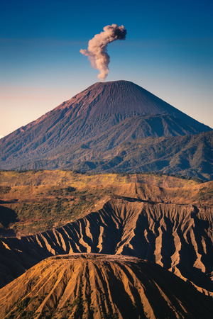 Landscape of Bromo volcano mountain, Indonesia.の写真素材