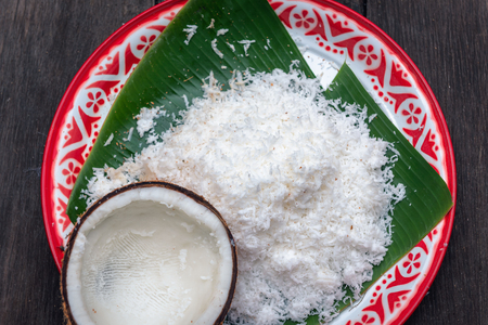 Fresh coconut for Thai food ingredient.の写真素材