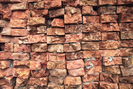 Abstract Stone Texture Background of Wall Fence, Home and Garden Decorative Design, Exterior and Interior.の写真素材