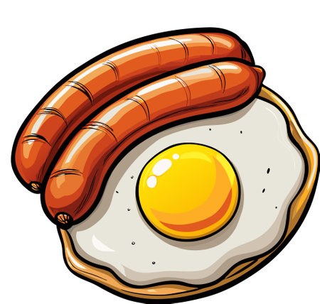 A digital illustration featuring a colorful abstract design with overlapping geometric shapes. Perfect for modern and contemporary design projects.のイラスト素材