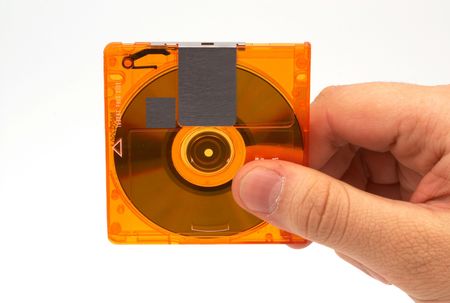 minidisc in handの写真素材