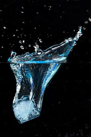 ice droppingの写真素材