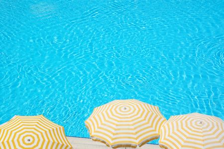 hotel poolの写真素材