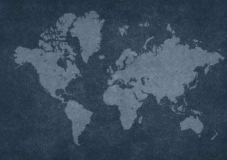 world map on rusty texture.Map used on to trace
 http://www.lib.utexas.edu/maps/world_maps/time_95.jpg
 from Perry-Castaneda Library Map Collection.
 Their copyright statement here:
 http://www.lib.utexas.edu/maps/faq.html#3.htmの写真素材