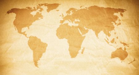 world map paper texture with beautiful color effects
の写真素材