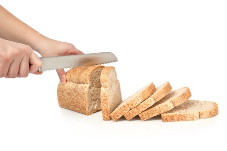 Slices of whole wheat loaf