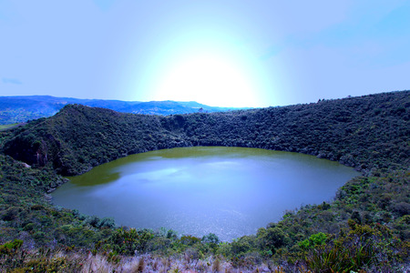 Eye in the lagoonの写真素材