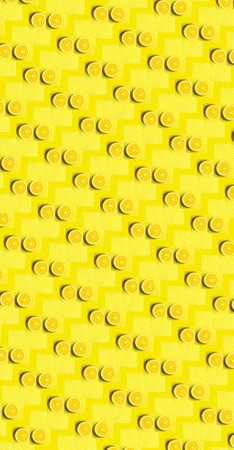 color yellow fresh citrus conceptual background spring wallpaperの写真素材
