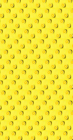 color yellow fresh citrus conceptual background spring wallpaperの写真素材