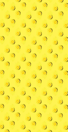 color yellow fresh citrus conceptual background spring wallpaperの写真素材