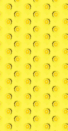 color yellow fresh citrus conceptual background spring wallpaperの写真素材