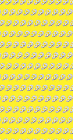 color yellow blue eggs conceptual background for easter spring wallpaper poster aprilの写真素材