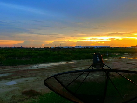 Landscep early in the evening