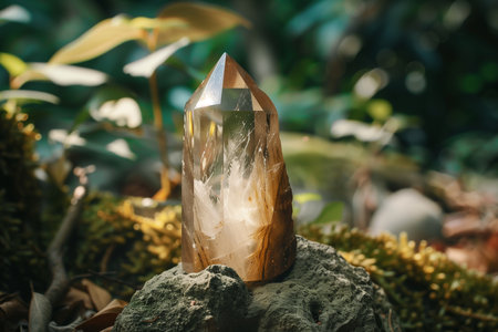 Magic stone : A simple crystalline stone capable of balancing magical energy around it. An ideal tool for resolving conflicts and creating harmonyの素材