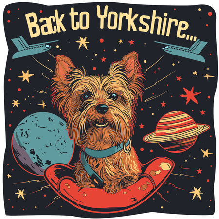 Cosmic Journey: Back to Yorkshireのイラスト素材
