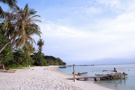 Seaside view at Redang Islang, Malaysia.