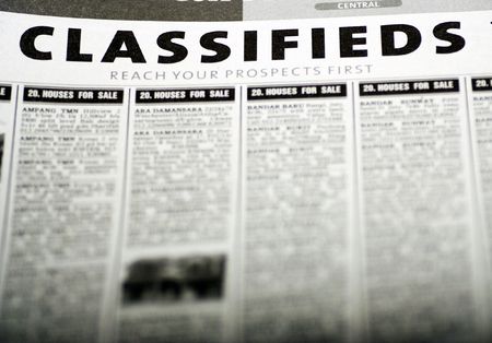 Classified ads newspaper Classified ads newspaper
