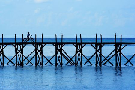 Mabul Island, Sabah, Malaysa.の写真素材