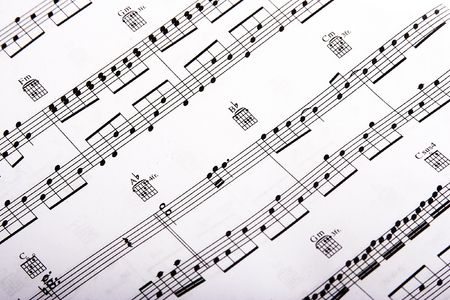 Music Sheet close upの写真素材