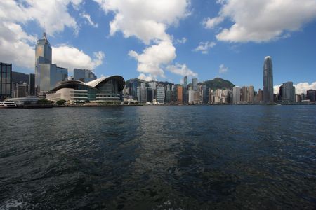 Hong Kong Skyline in the afternoon.