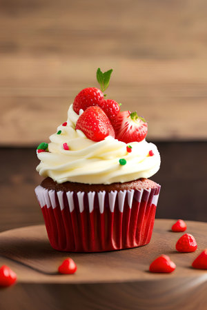 Delight your senses with our delectable cupcake collection, featuring visually stunning and irresistibly delicious treats that will leave you craving for moreの素材