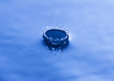 Blue Water Drop,Water Dropの写真素材