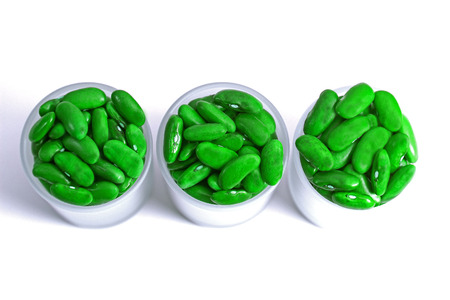 Green bean for decorationの写真素材