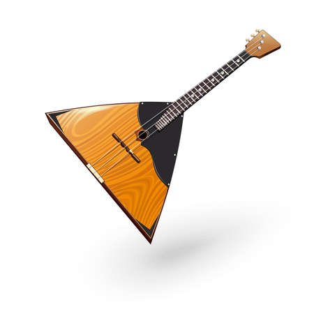 Balalaika is a string musical instrument iconのイラスト素材