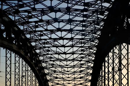 elements of top part of bridgeの写真素材