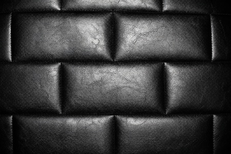 black leather texture decorate backgroundの写真素材
