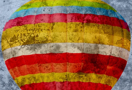 Grunge hot air balloonの写真素材