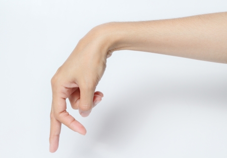 walking handの写真素材