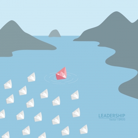 Leadership, vectorのイラスト素材