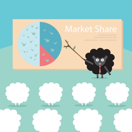 Market Share, Vectorのイラスト素材