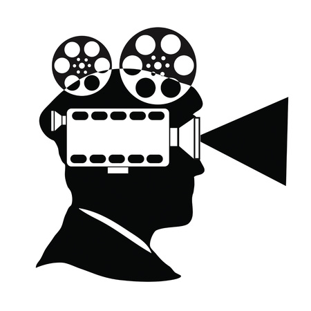 Movie maker, producer, directorのイラスト素材