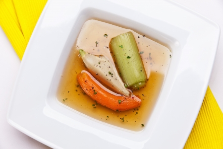 healthy vegetable soupの写真素材