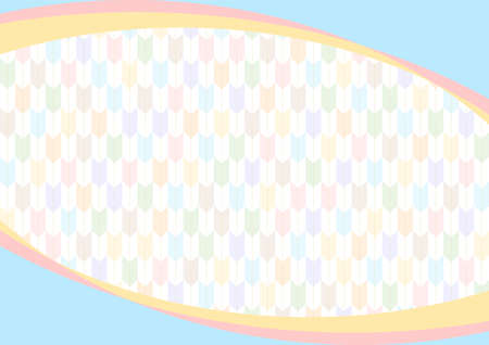 Pastel Color Frameのイラスト素材