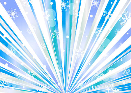Snowflakes Concentrated Line Backgroundのイラスト素材