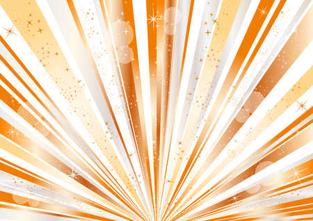 Glitter Orange Concentrated Lineのイラスト素材