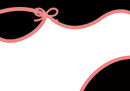 Mizu draw frame year backgroundのイラスト素材