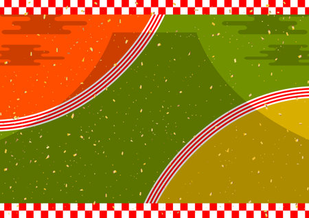 Mizufly Frame Fuji Backgroundのイラスト素材